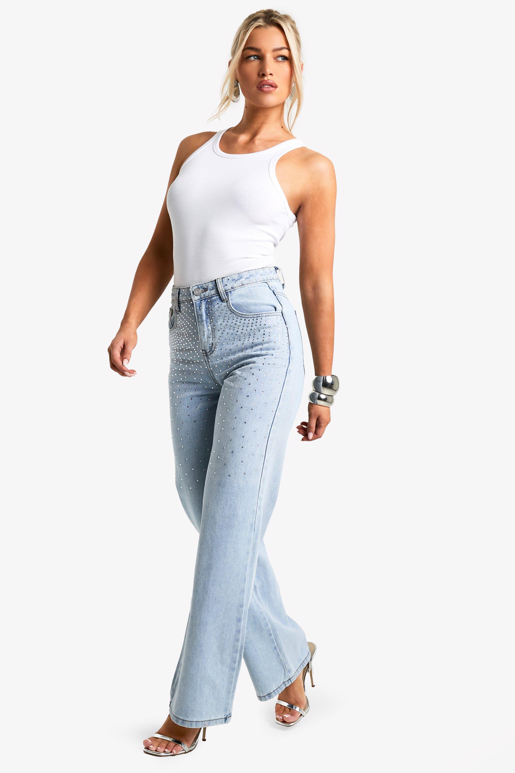 Jeans con gamba ampia store